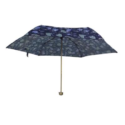 China Windproof Digital Printing Super Mini 190T Polyester Folding Umbrella for sale