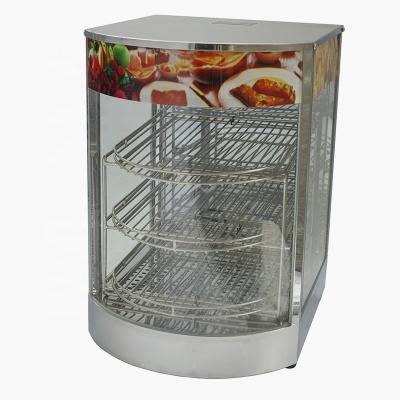 China 3 Racks Commercial Restaurant Equipment Electric Hot Counter Warmer Display Case Food Showcase FW-1P for sale