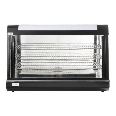 China 150L Commercial Restaurant Equipment 3 Racks Electric Hot Counter Warmer Display Case Food Showcase 150L for sale