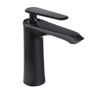 China Wholesale Price Modern Modern Sanitary Ware Single Handle Taps Brass Bathroom Basin Mixer Taps for sale