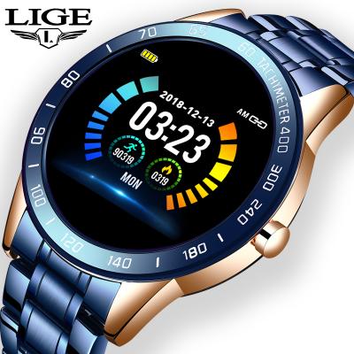 China New Date LIGE 0122 Mens Smart Watch Bracelet Men Women Auto Sport Clock Heart Rate Monitor Sleep Monitor Call Smartwatch For Phone Relogio for sale