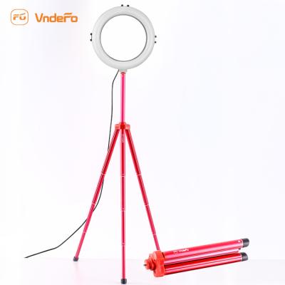 China Fold Mobile Stand Stainless Steel Selfie Tripod Portable Adjustable Long Stick Tripod for sale