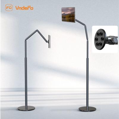 China Aluminum/Iron Alloy Mobile Phone Holder Stand 360 Tripod Tablet Desk Stand For Mobile Phone Projected Tripod Stand for sale