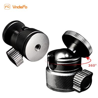 China Aluminum Alloy Camera Rotate Head Mount Ball Tripod Monopod DSLR Aluminum Ball Head for sale