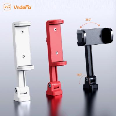 China New Design Adjustable Easy Operate Mobile Phone Clip Holder Smartphone Bracket Mobile Phone Clip Tripod Mount for sale