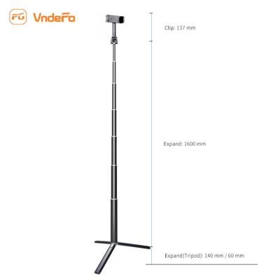 China PORTABLE PORTABLE Flexible Light Action Camera Video Mobile Phone Smartphone Folding Tripod Short Selfie Stick for sale