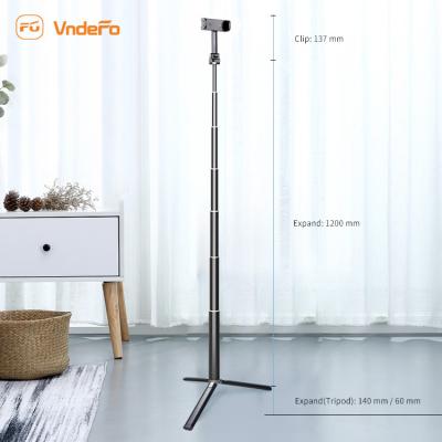 China PORTABLE 360 Degree Sufficiency Light Phone Selfie Stick Flexible Tripod Mini Handheld Telescopic Selfie Stick for sale