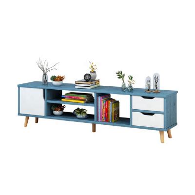 China (Size) Modern Design Adjustable Living Room Furniture Set Factory Sells 3 Years Warranty MDF TV Stand Wood Cabinet for sale