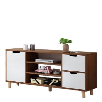 China Adjustable (height) made in china hot selling living room furniture set high quality cheap price simple wood metal tv stand cabinets for sale