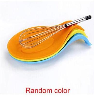 China Silicone Spoon Mat Heat Insulation Spoon Pad Viable Viable Kitchen Tools Accessories for sale