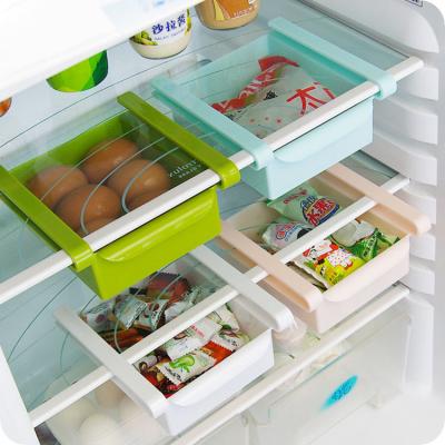 China Multi-Function Drawer Viable For Table Kitchen Fridge Storage Freezer Space Saver Rack Bathroom Shelf Kitchen Food Storage for sale