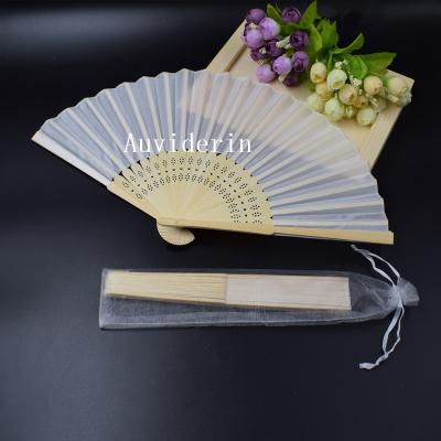 China China China Personalized Gift White Wedding Hand Fan Customized Names and Date as Logo Wedding Favors Gift Customized for sale