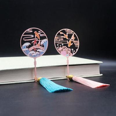 China China China Rose Gold Metal Fish Bookmarks High Quality For Books for sale