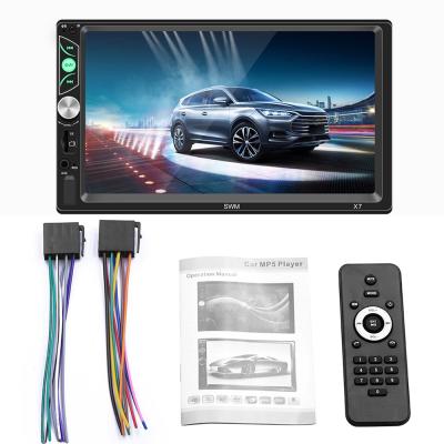 China MEKEDE GRIMACENT X7 2 DIN Car Radio FM1-FM3 BT Auxin TF U Disk MP5 Player Handfree Auto Stereo Multimedia BT Autoradio Audio In Dash for sale