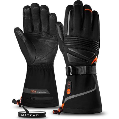 China Waterproof \warm \breathable\comfortable Wasoto Best Heated Motorcycle Gloves Heated Ski Waterproof Windproof Gloves for Men and Women for sale