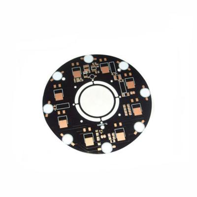 China Aluminum Round FR4 PCB With LED PCBA Assembly Manufacturer for sale