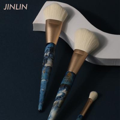 China Smudge Brush Smudge Brush Wholesale Makeup Brush Private Label 11pcs Face/eye Soft Dense Synthetic Hair Wood Handle Makeup Brushes Set for sale