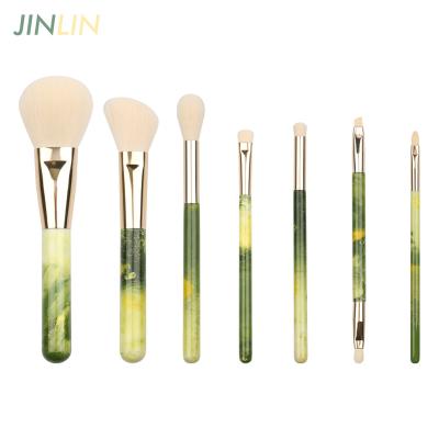 China Smudge Brush Smudge Brush Wholesale New Style Luxury Private Label Vegan Green Makeup Brushes Custom Makeup Brush Set Make up Tools Professional for sale