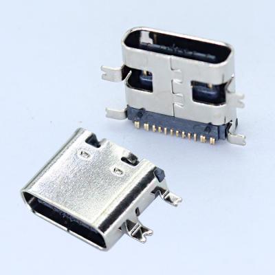 China PCB Lotes 1000Pcs USB Conectors 16 Pin All Type-C 16Pin 3.1 Pointed B Female Connector Usb Jack SMT Typec for sale