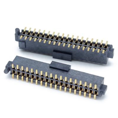 China Custom PCB Smt Gpio 2*18 Pin Extra Tall Connector Stacking Header For Raspberry 1.27Mm Two Row 2X20 Double Short Female Header for sale