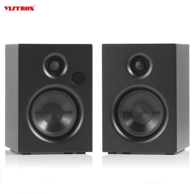 China Bookshelf 100W Active Speakers Bluetooth 5.0 With AptX HD Optical Input Powered speaker for sale