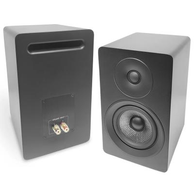 China 2 Way Stereo Passive Bookshelf Speakers With Bass Port Wooden Home Theater System Speakers for sale