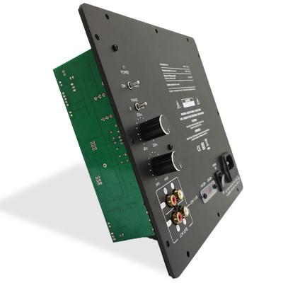 China 500 Watts RMS Class D Plate Amplifier For Subwoofer Enclosures with Frequency Selection for sale