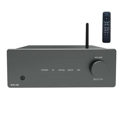 China 100 W RMS HiFi Audio Leistungsverstärker Klasse D Audio Verstärker Desktop Kompakt 2 Kanal Stereo Verstärker zu verkaufen