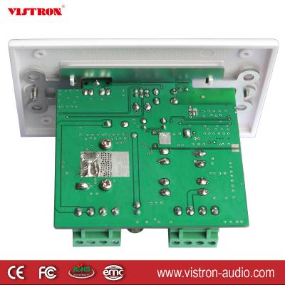 China White Panel In Wall Rotary Knob Volume Control Impedance Matching For Ceiling Speakers Bluetooth Amplifier for sale