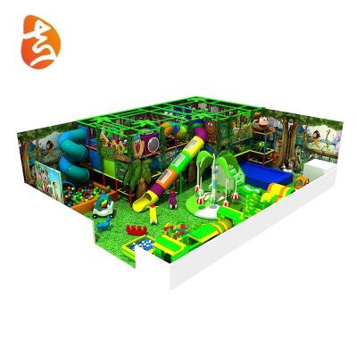 China From 3-14 years old jungle theme kids theme park indoor playground, indoor playground soft ground for kinddergarten for sale