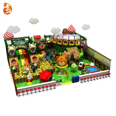 China High Quality 3-14 Years PVC Foam Pipe Korea House Jungle Children's Bear Wooden Theme Indoor Playground Park for sale