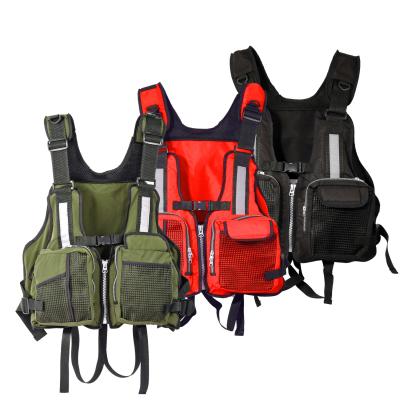 China Life Jacket Unisex/Male/Female Adult Boat Fishing Vest Buoyancy Rocky Fishing Vest With Adjustable Cross Strap for sale