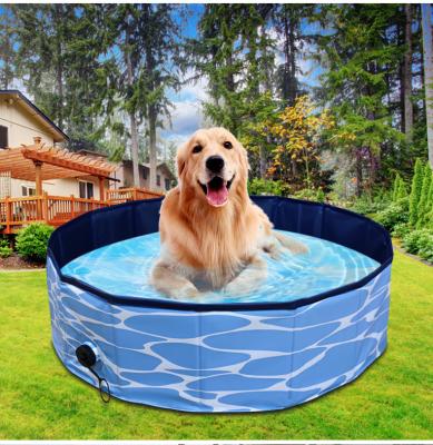 China General Pet Swimming Pool Folding Dog Pool Tub Pet Supplies Portable Bathtub for sale