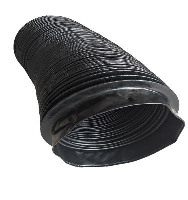 China High Temperature Machinery Repair Shops Round Rod Bellows And Shaft Bellows PVC Round Dust Cover With Zipper for sale