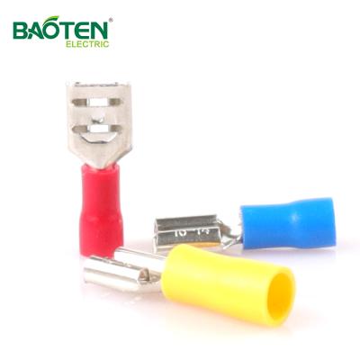 China BAOTENG Low Voltage Fully Insulated Male And Female Terminal Header Connect Crimp Terminal en venta