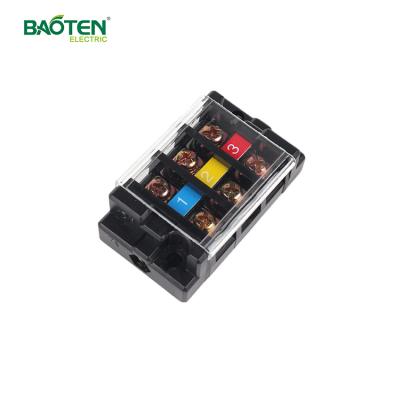 中国 Wire BELLY Series 20A 600V Electric Brass Connecting Safe Double Row Screw Terminal Blocks With Great Price 販売のため