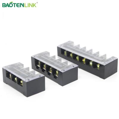 China Wire Factory Price Plastic Electric Fixed Fence Connecting Terminal Block TB-1508 600v 15A 8 Pole en venta