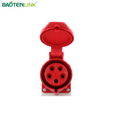 China US Industrial Panel Mount Power Outlet Electrical Outlet Socket Female Industrial Power Connector for sale