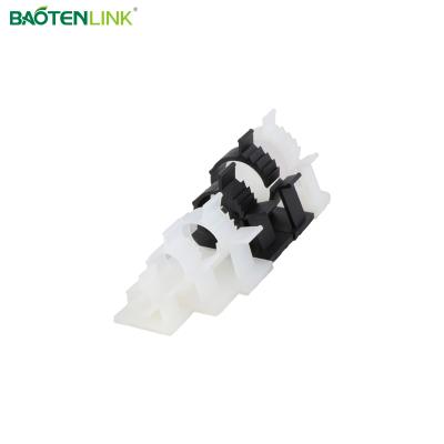 Cina BAOTENG Plastic Home and Office Cable Tie Mount Wire Saddle Holder Clip for Universal Cable Ties Gather in vendita