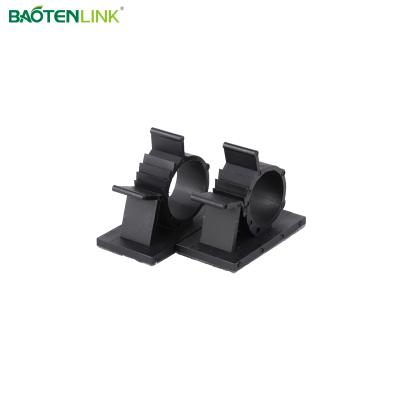 Κίνα BAOTENG PA66 Home and Office Nylon Cable Clamp Holder 3m Plastic Cable Clamp Drop Adhesive Organizer προς πώληση