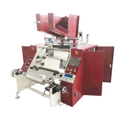 China Automatic Electric Alumnium Foil High Output Kitchen Aluminum Foil Rewinder With Labeling Function for sale