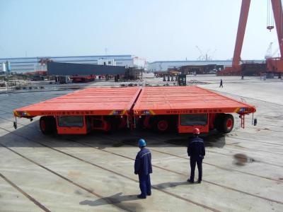 China Special Vehicle Hydraulic Platform Trailers , Heavy Duty Platform Semi Trailer for sale