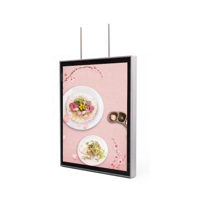 China Advertising Display 2023 Best light box hanging connectable Hanging magnetic light box for sale