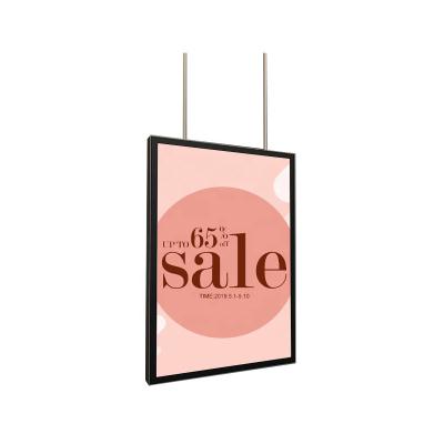 China Advertising Display New Product  soft box light hanging from ceiling Hanging magnetic light box for sale