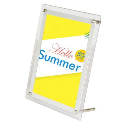 China Advertising Display A1,A2,A3,A4 Factory Wholesale LED Crystal Light Box Led Backlit Light Box for Display Wall Mounting for sale