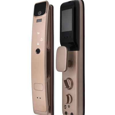 China Smart Apartment Card Door Lock Aluminum Alloy Good Quality Clenp Smart Door Lock Bluetooth Key Lightweight Luxury Material Customize Body for sale