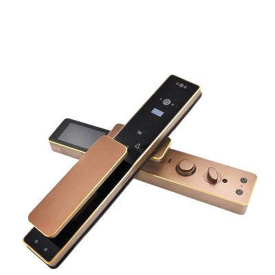 China Clenp Tuya APP Zinc Alloy Material Face Recognition Built In Camera With Keys Security Digital Electric Lock Smart Locks New Phone Body Fingerprint for sale