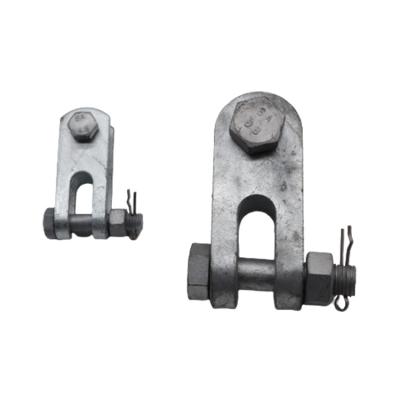 China Hot Selling Overhead Power Line Accessories Z/ZS Clevis/Transmission Line Right Angle Hung Parallel Plates Clevis for sale