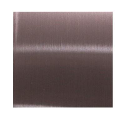 China Building Materials Decoration Brushed Building Materials Brown Specially High-grade Decorative Stainless Steel Plate for sale