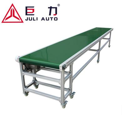 China Fire Resistant Nice Price  automatic PVC belt conveyor simple structure PVC conveyor belt product line for sale